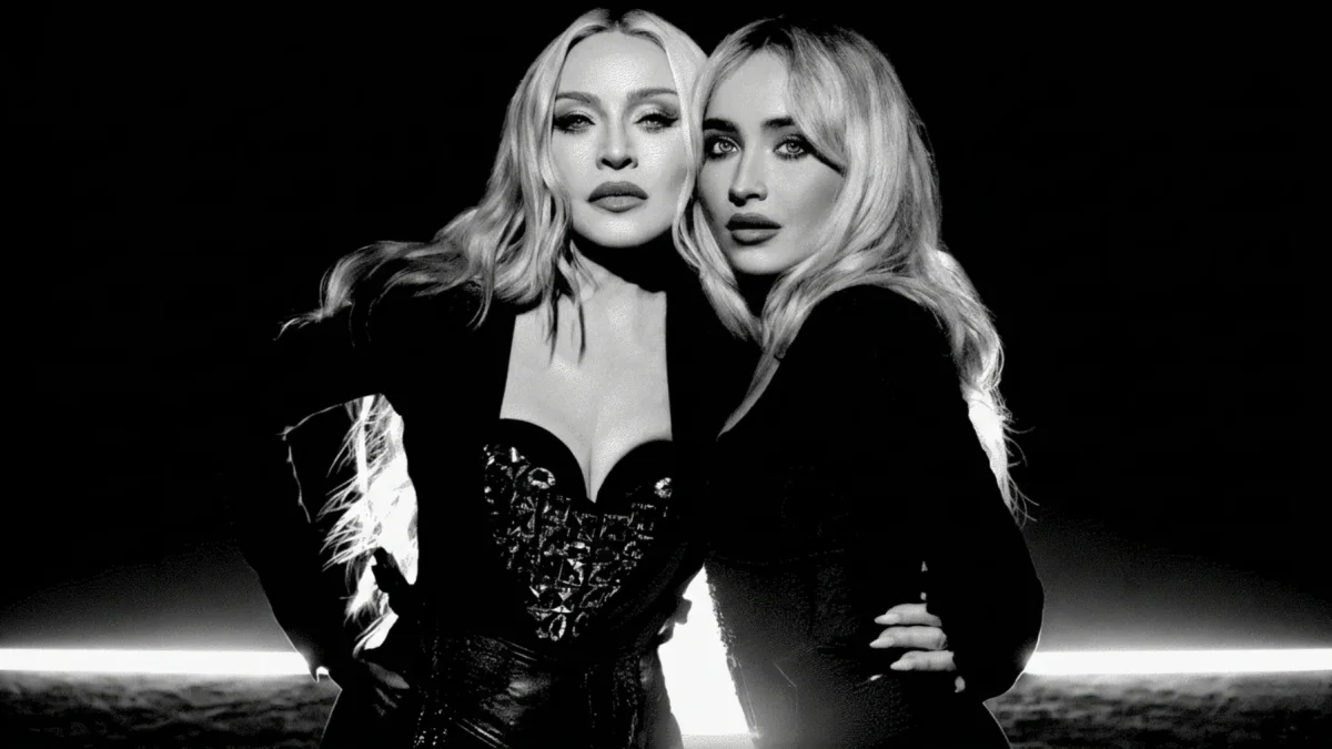 Madonna junto a Sabrina Carpenter.