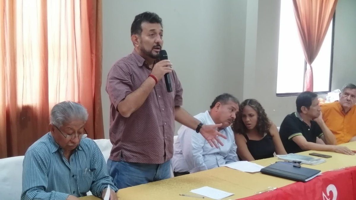 El director nacional de Unidad Popular, Geovanny Atarihuana, dijo que apelará la resolución que emitió el CNE.