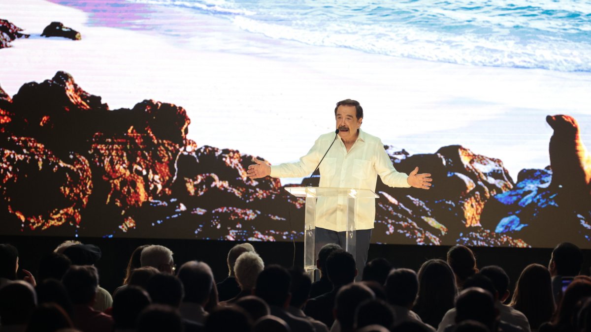 Jaime Nebot, líder del Partido Social Cristiano, se refirió a la situación política en el Puerto Principal.