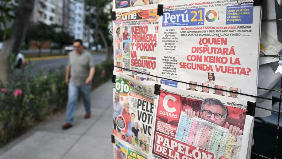 En la carrera por la presidencia de Perú, todo indica que Roberto Sánchez se perfila como el contendor de Keiko Fujimori en el balotaje.
