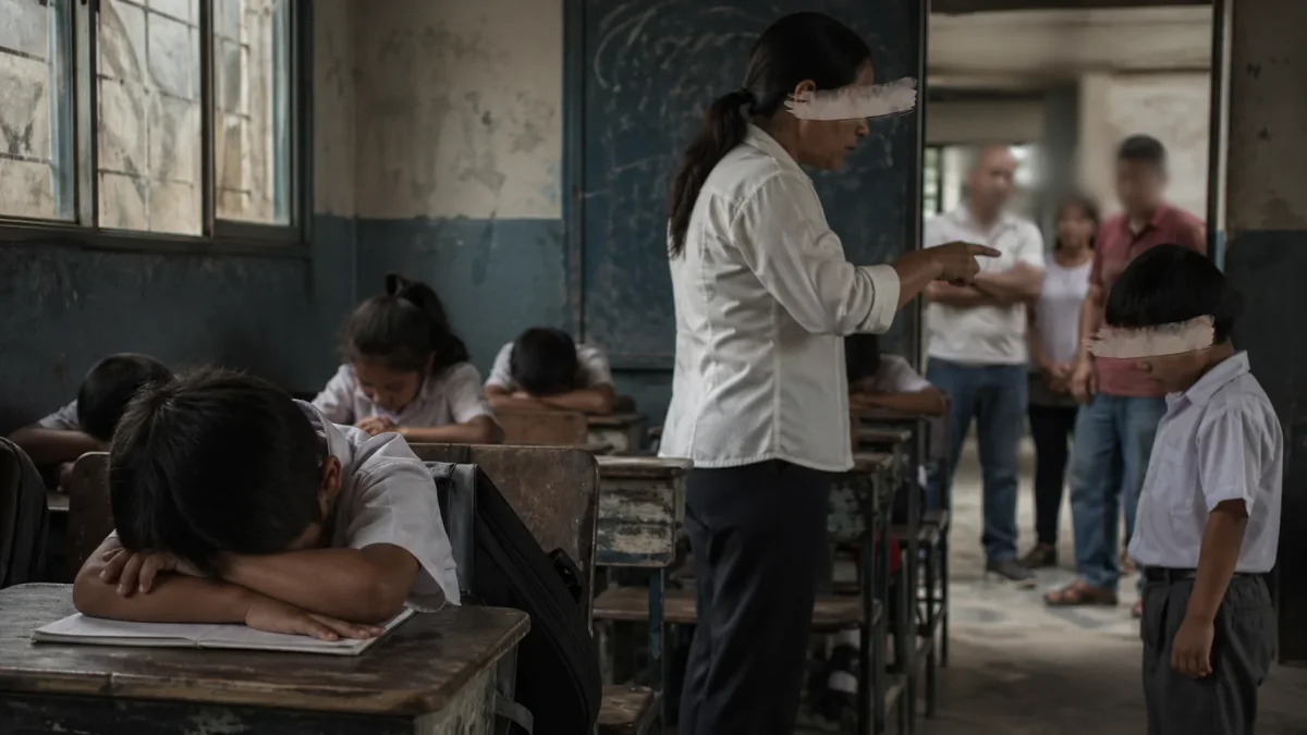 La autoridad docente y el rol de los padres en el aula reflejan la tensión actual del sistema educativo.