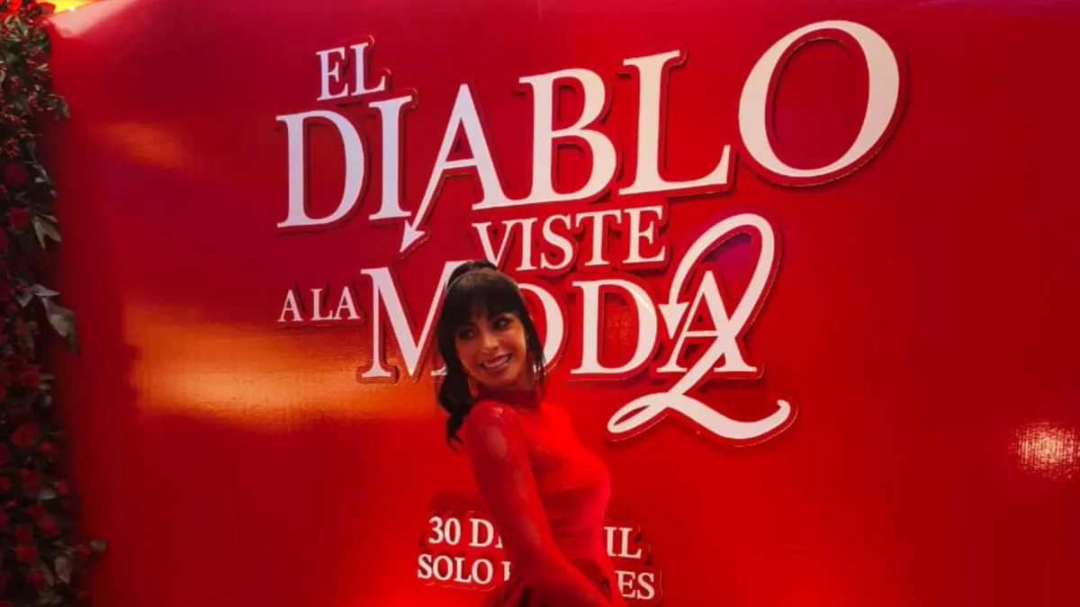 Virginia Limongi fue una de las asistentes a la alfombra roja de El Diablo Viste a la Moda.