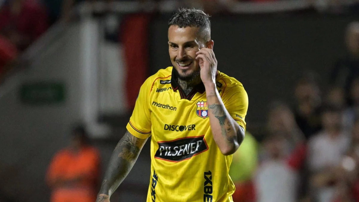 Darío Benedetto el goleador de Barcelona SC en la temporada 2026.