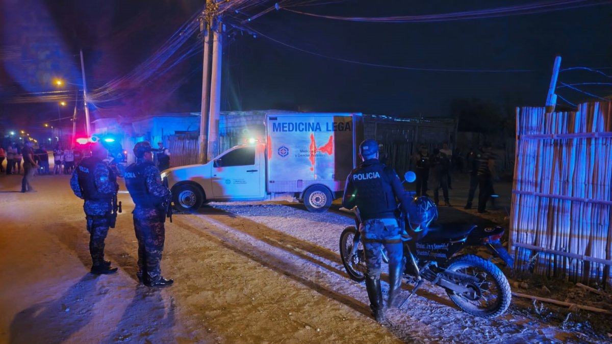 En este lugar del barrio Jaime Roldós del cantón La Libertad se podujo un nuevo crimen