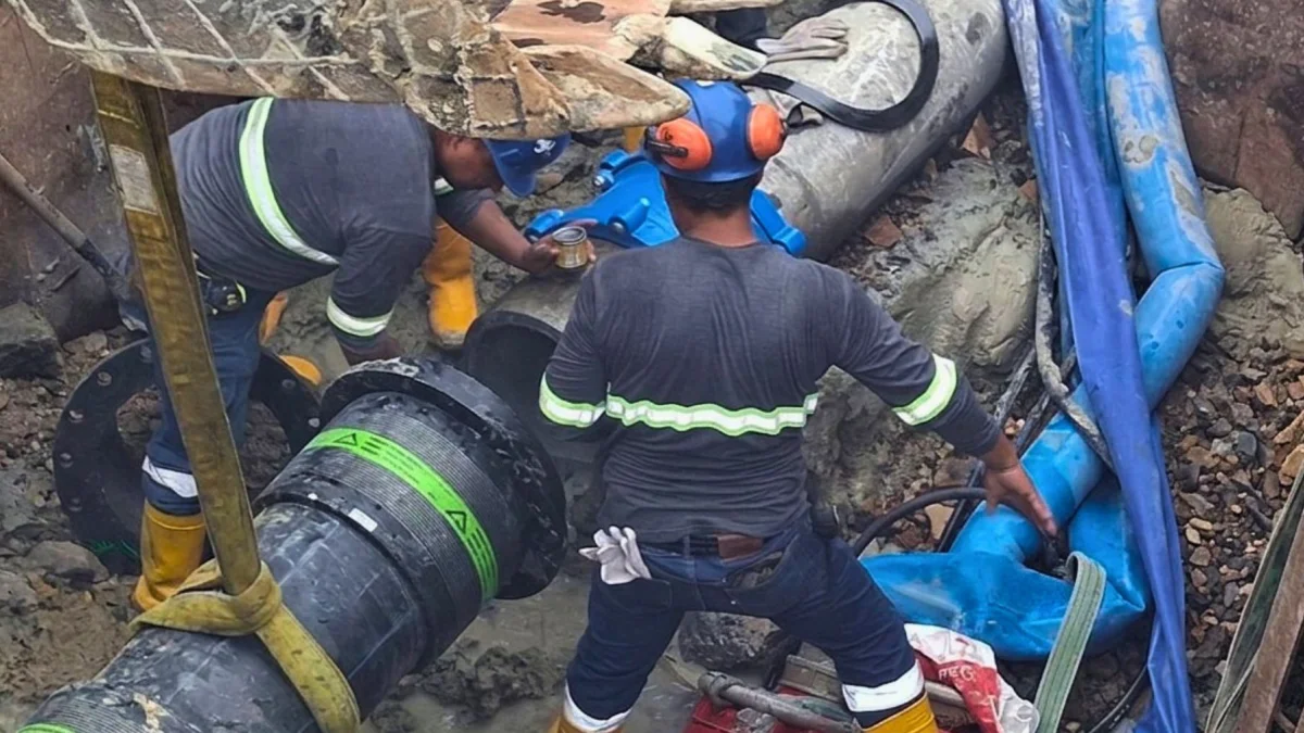 Corte de agua en el sur de Guayaquil duró cuatro horas más de lo previsto por Interagua