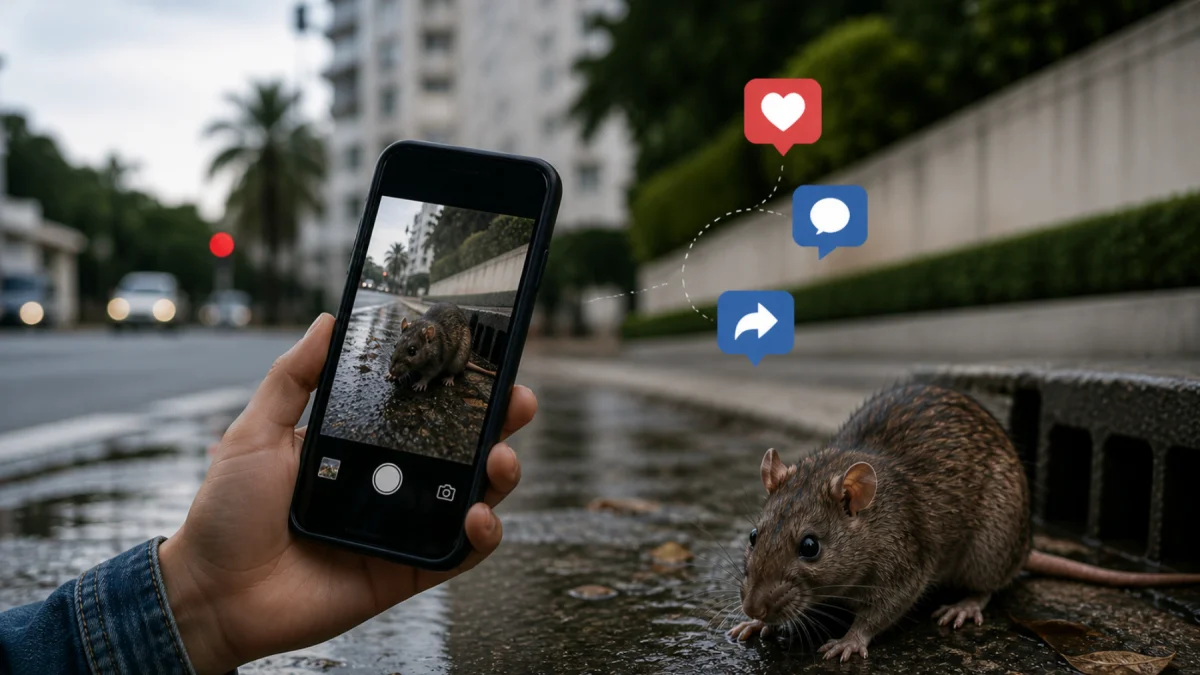 Redes sociales como herramienta de denuncia: el caso de las ratas en Urdesa