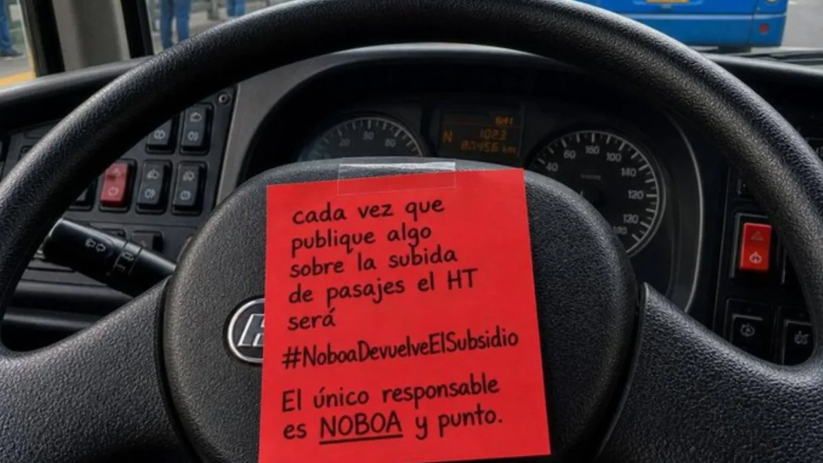 Imagen compartida por Rafael Correa, pidiendo que Daniel Noboa devuelva el susbidio al diésel.