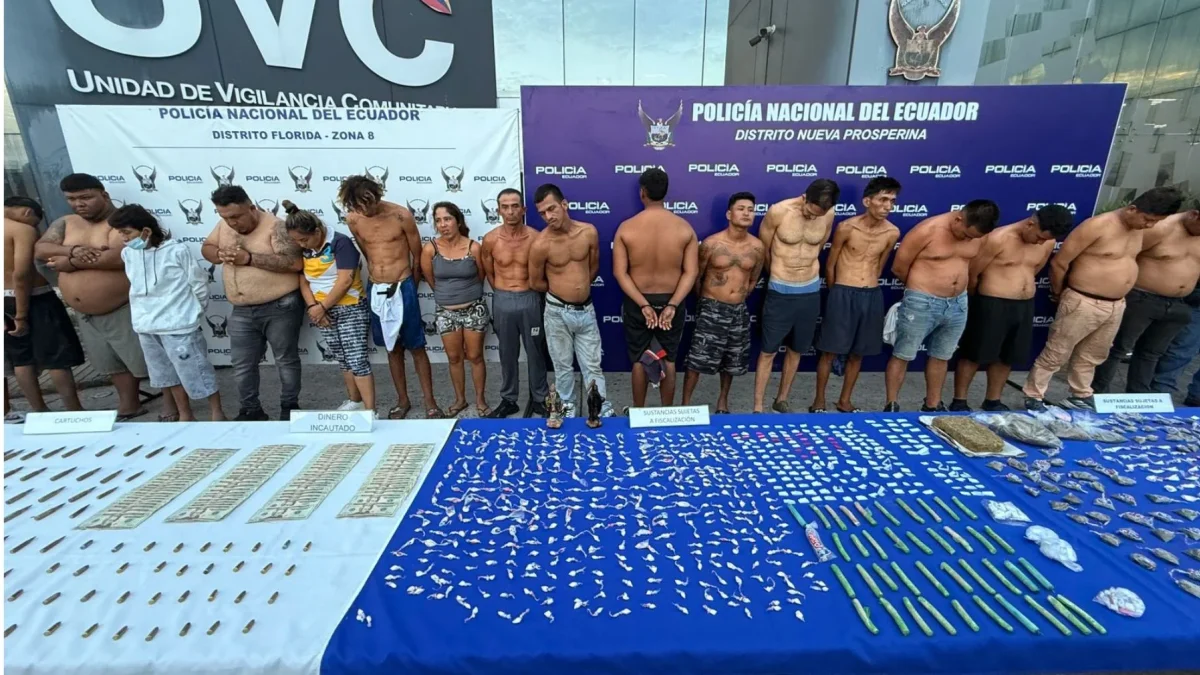 Red de falsos productos naturales cae en Guayaquil: 21 personas detenidas