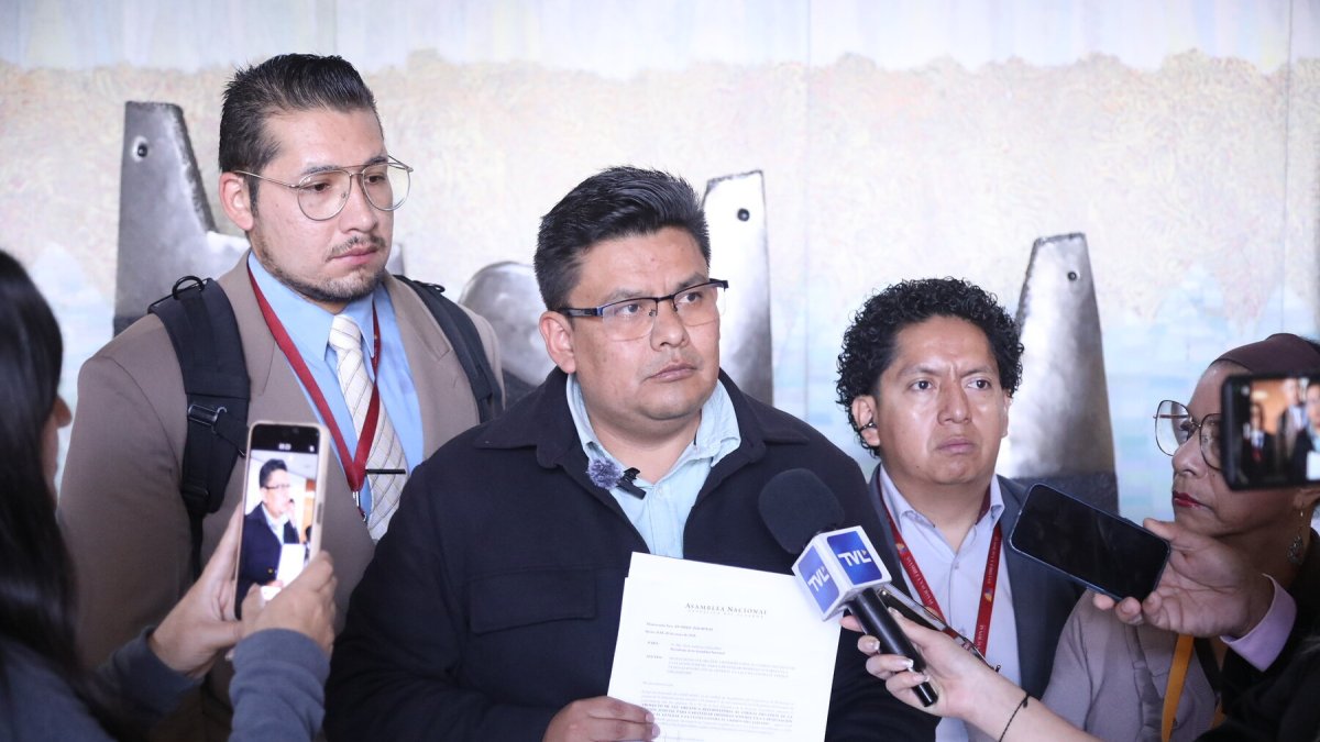 El asambleísta del correísmo Luis Fernando Molina presento un pedido al CPCCS sobre Cynthia Jacho.