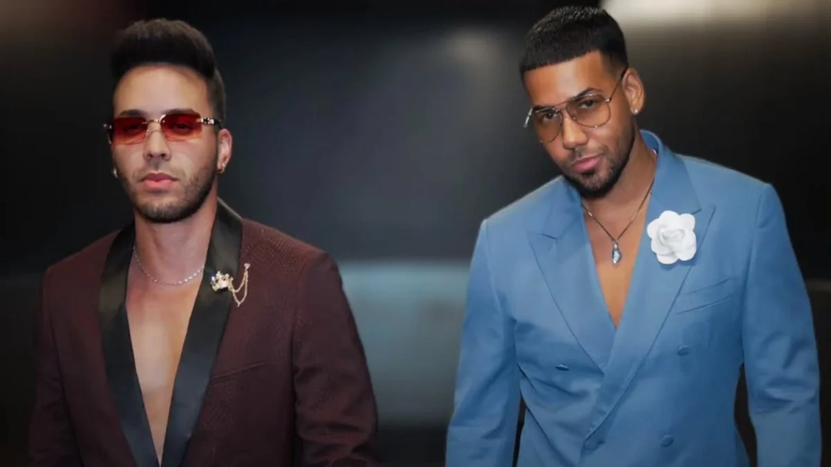 Romeo Santos y Prince Royce durante su gira internacional de bachata.