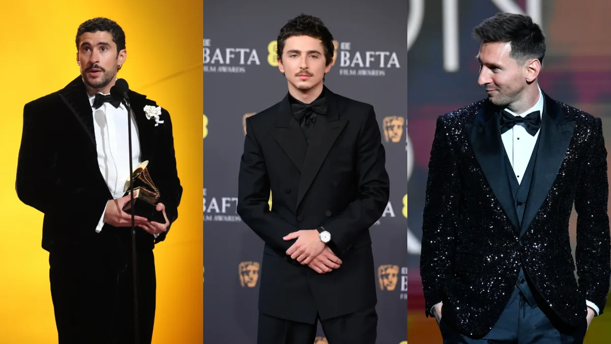 Bad Bunny, Timothée Chalamet y Leo Messi