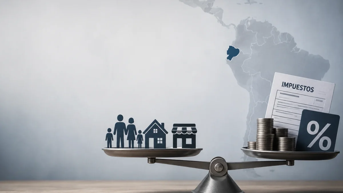 Ecuador supera en presión fiscal a vecinos como Colombia /19,9 %) y Perú (16.3%).