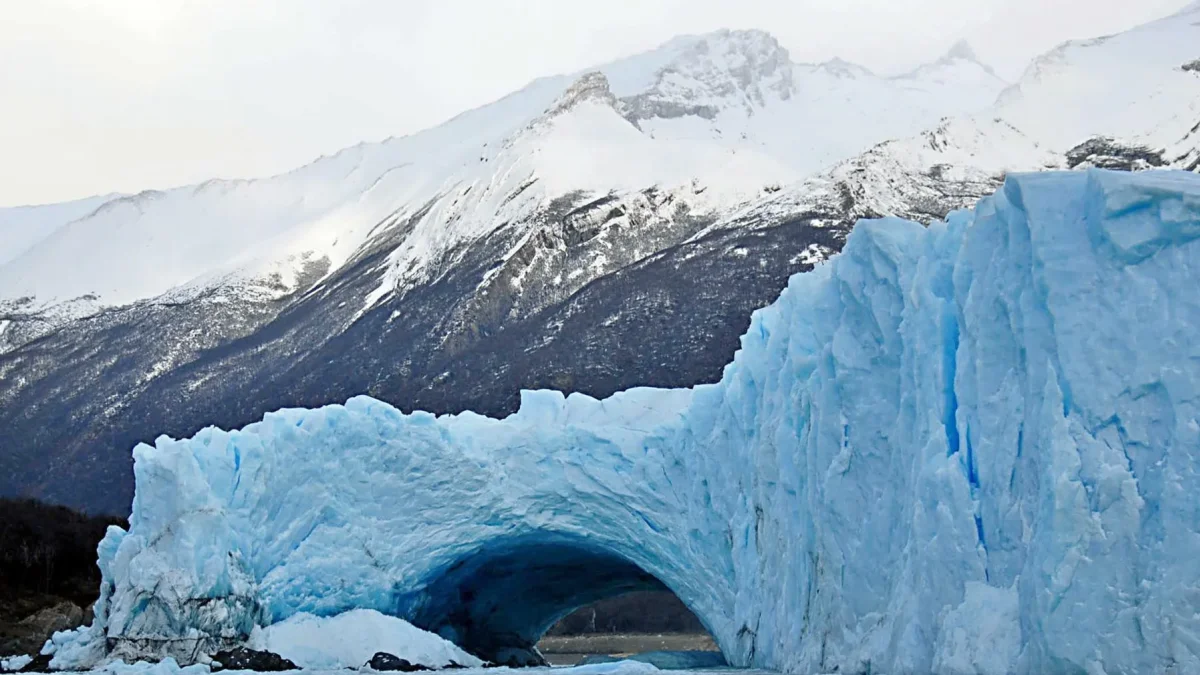 Sector del glaciar Perito Moreno, en el Parque Nacional Los Glaciares, en la provincia de Santa Cruz, Argentina.