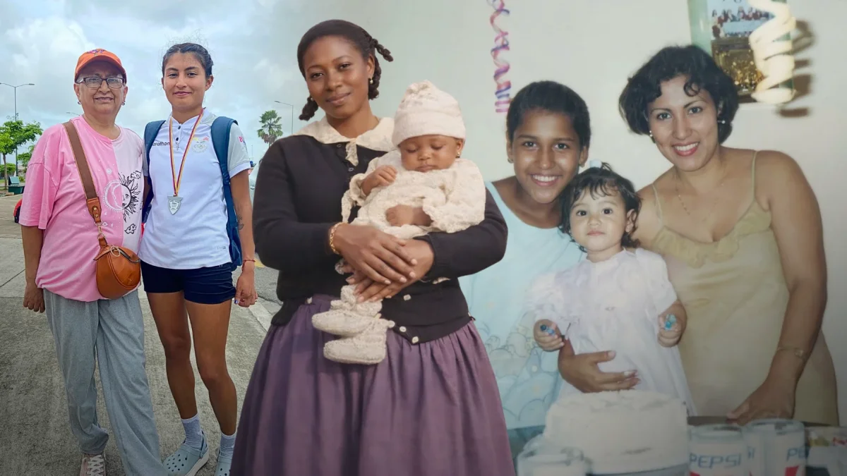 Paula Torres, Beber Espinoza e Irene Tobar junto sus progenitoras en momentos distintos de sus vidas, pero que con un mismo legado para sus trayectorias.