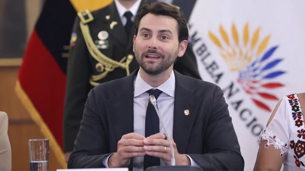 Niels Olsen, hoy legislador de Acción Democrática Nacional, fue ministro de Turismo del expresidente Guilermo Lasso.