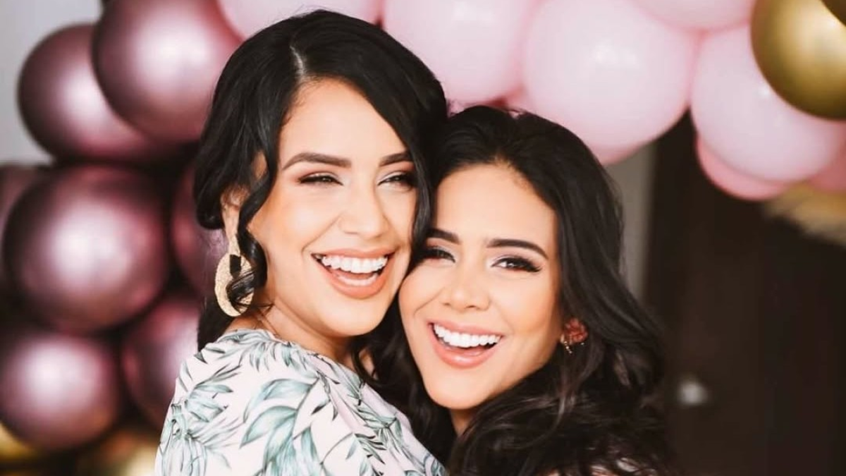 Michela con su hermana Iesmín eran muy unidas. Se respetaban y admiraban mutuamente.