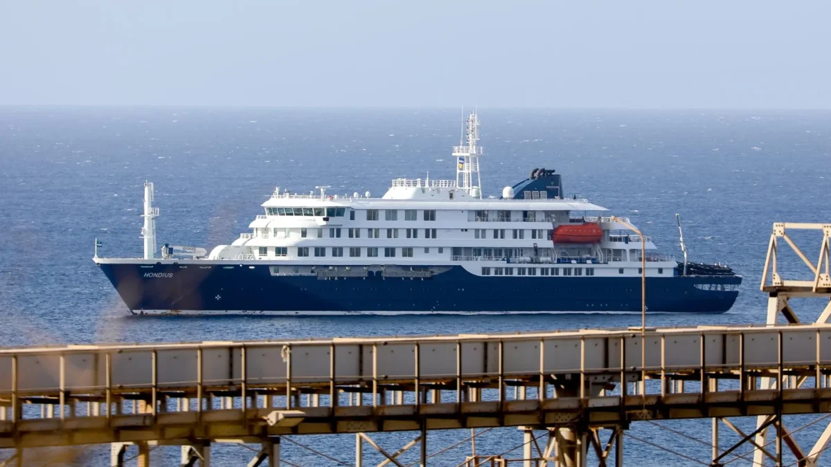 El crucero holandés MV Hondius.