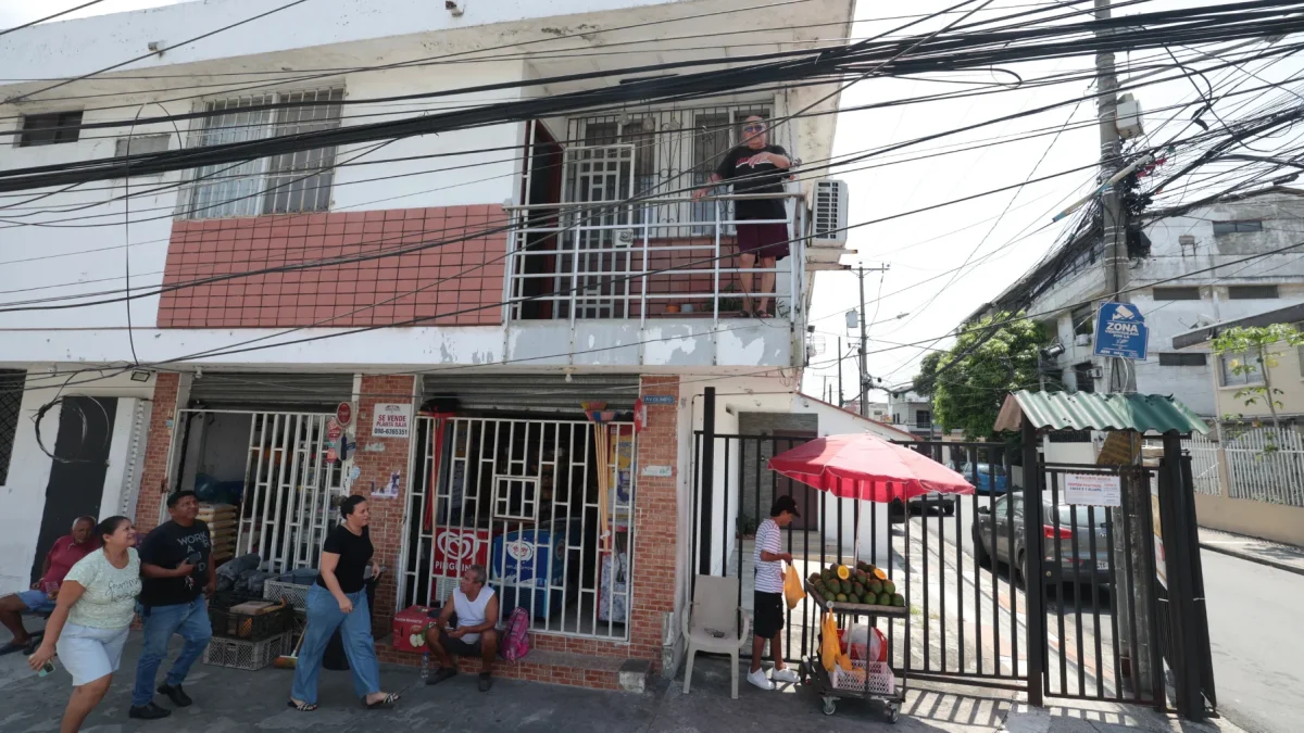 Denuncia. La saturación alcanza espacios como los balcones, donde a los cables ya se los toca