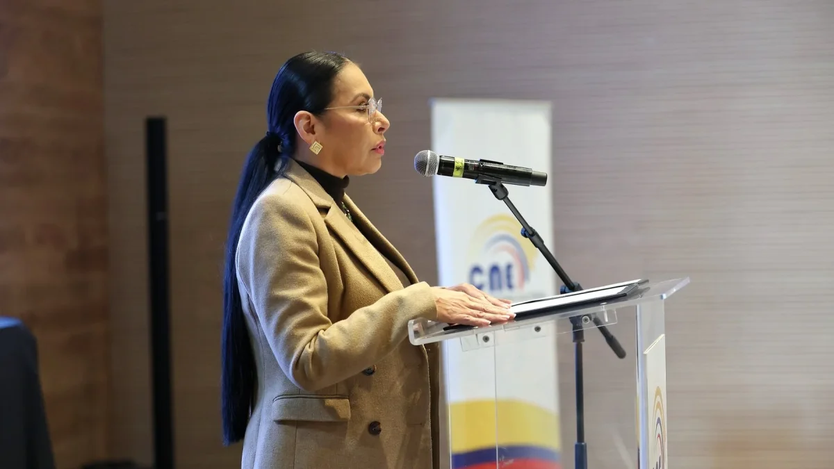 La presidenta del Consejo Nacional Electoral es actualmente Diana Atamaint,