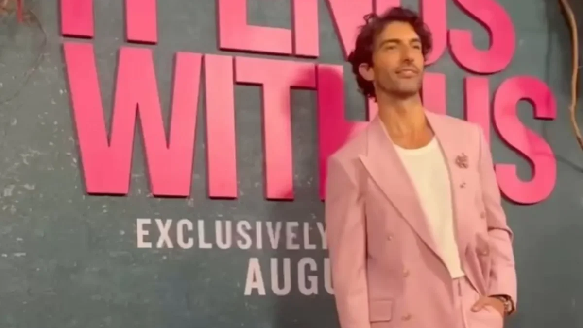 Justin Baldoni en la presentación del 2024 de It Ends With Us