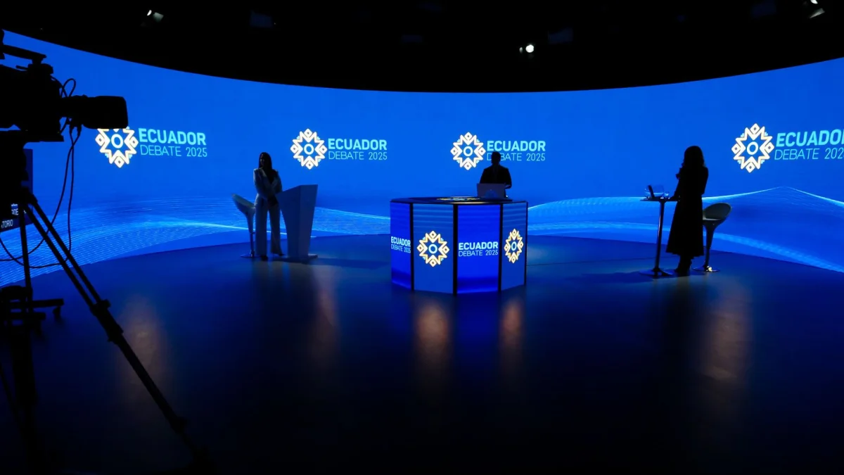 Los debates electorales en Ecuador son obligatorios desde 2020.