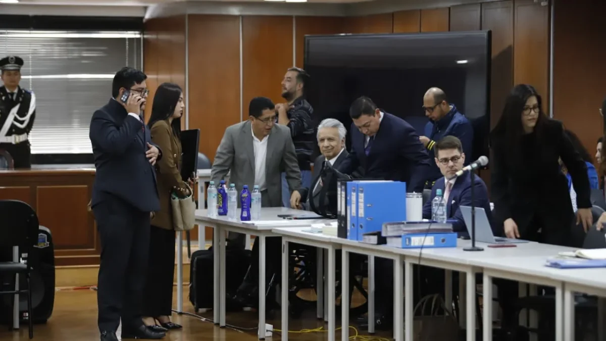 Caso Sinohydro: las imágenes que dejó el primer día del juicio contra Lenín Moreno