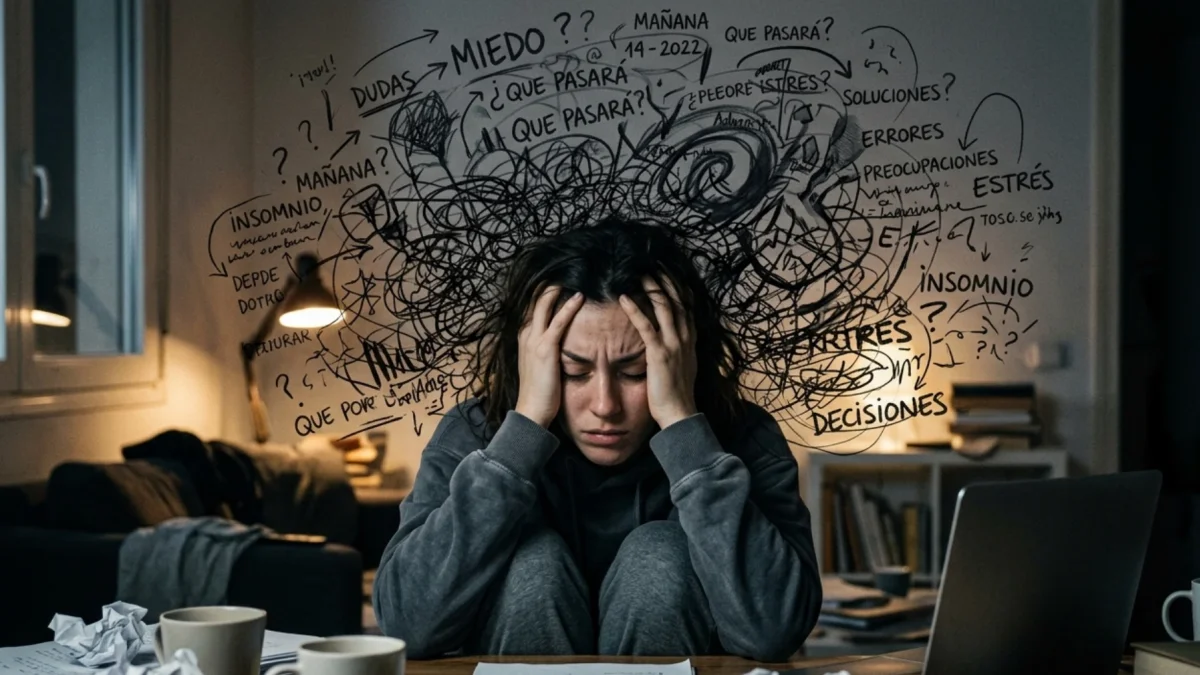 Sobrepensar puede generar ansiedad, bloqueo emocional y dificultad para tomar decisiones.