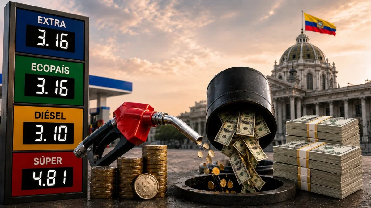El subsidio proyectado para el diésel prémium automotriz pasó de $1,60 por galón a $1,93. Esto representa un aumento de 20,9 %.