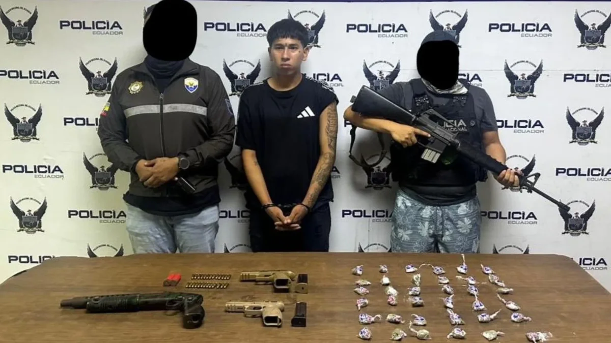 Alias El Chino, vinculado a Las Águilas, es capturado en el sur de Guayaquil