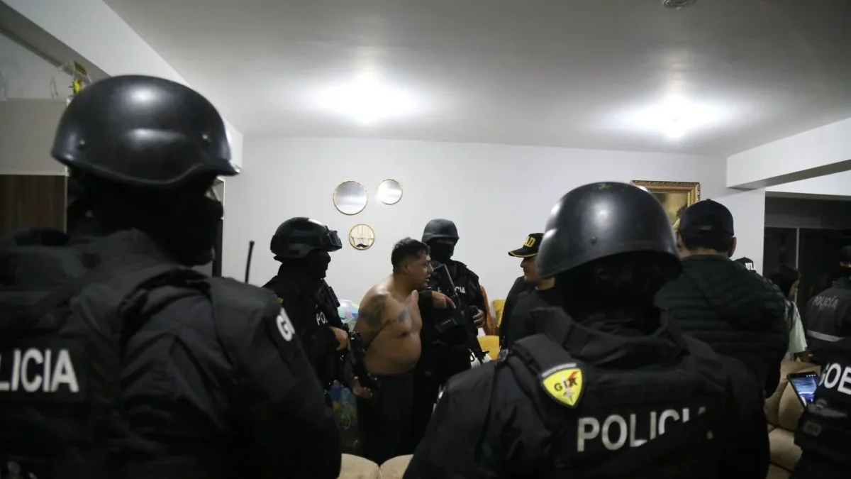 Alias ‘Gordo Paúl’, presunto líder de Los Lobos, fue capturado durante operativos en Quito.