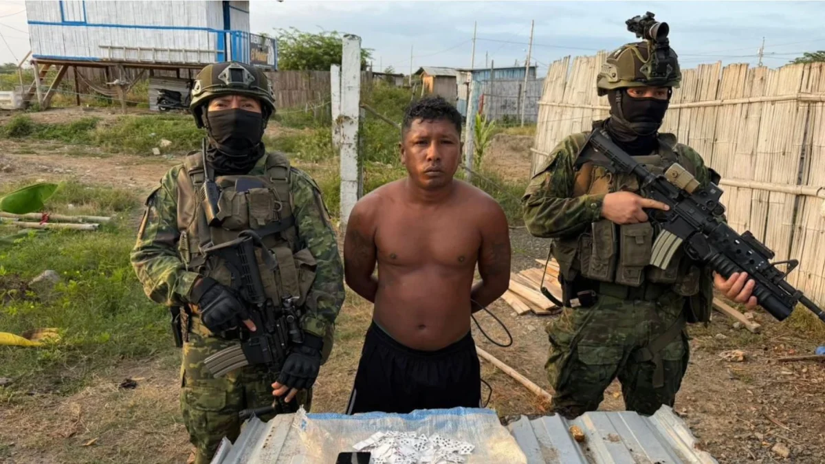 Alias “Negro” cae en operativo militar ejecutado en Puerto Bolívar