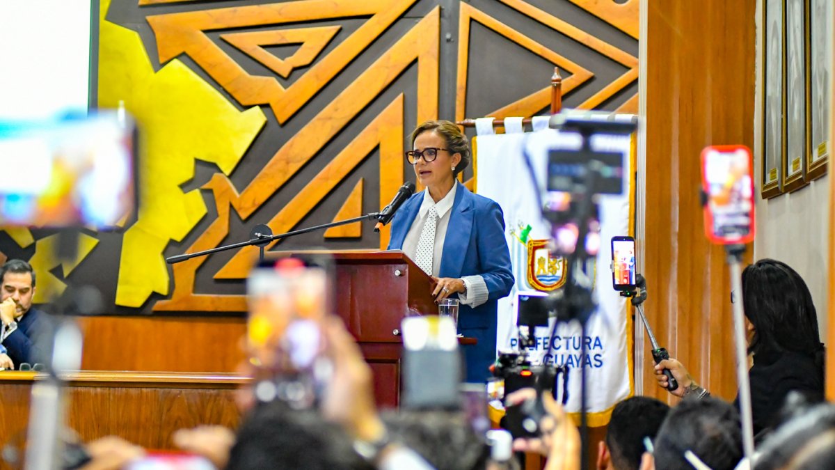 Marcela Aguiñaga rinde cuentas en Guayas: lágrimas y desafíos de su gestión
