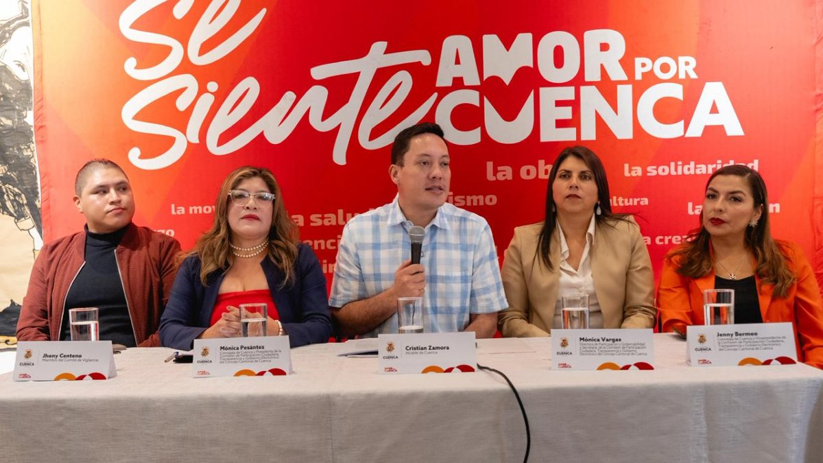Cristian Zamora, alcalde de Cuenca, restó importancia a proceso que se lleva en su contra ante el Tribunal Contencioso Electoral y lo catalogó como acción política.