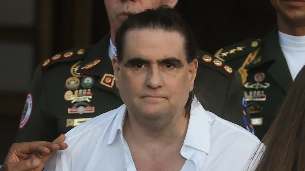 Fotografía de archivo del 20 de diciembre de 2023 del empresario colombiano Alex Saab en Caracas (Venezuela).