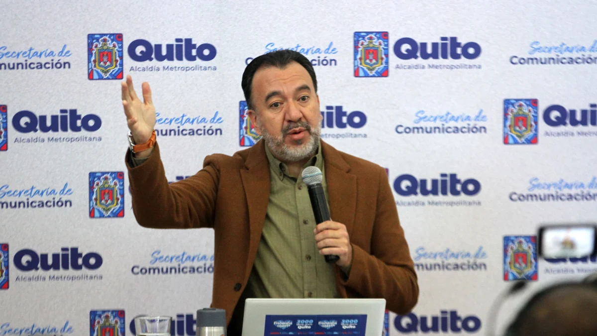 Pabel Muñoz asumió la alcaldía de Quito en mayo de 2023. Busca la reelección para un nuevo periodo.