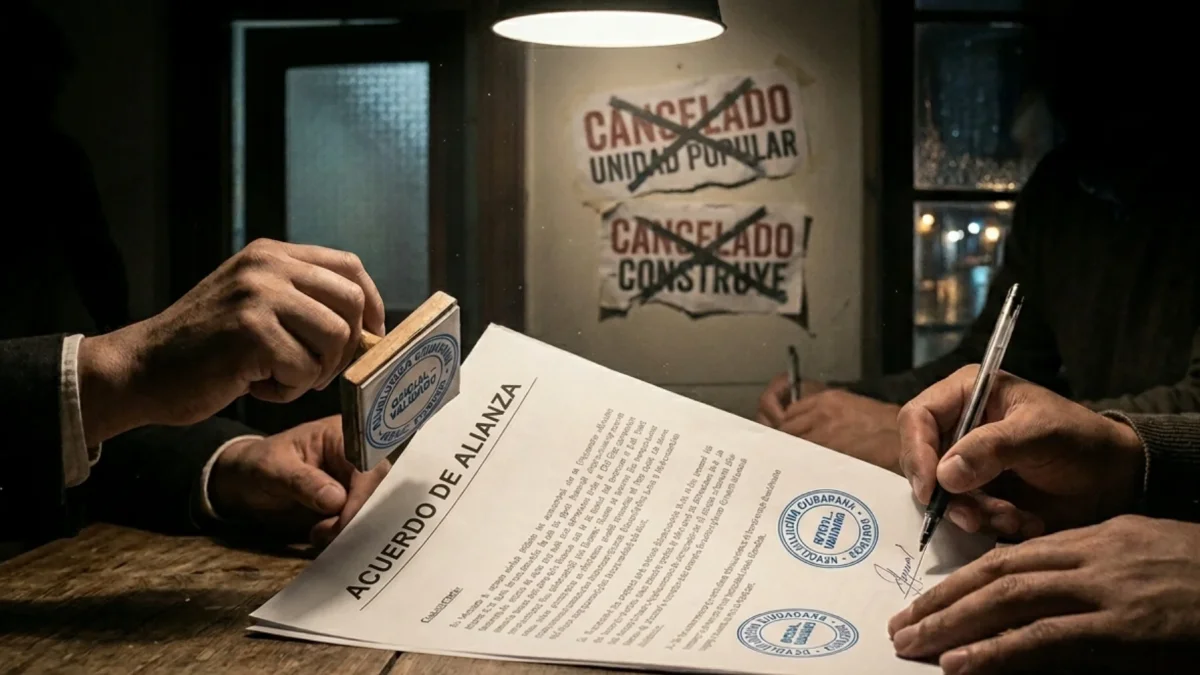 Imagen simbólica de que organizaciones políticas mantienen en secreto las alianzas, para las elecciones 2026.