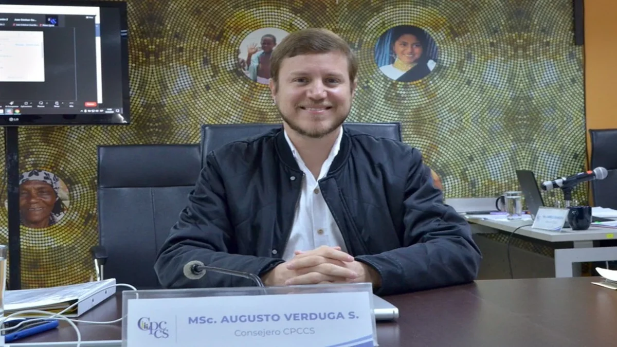 Augusto Verduga, exconsejero de Participación, criticó el fallo del TCE que le devuelve sus derechos políticos.