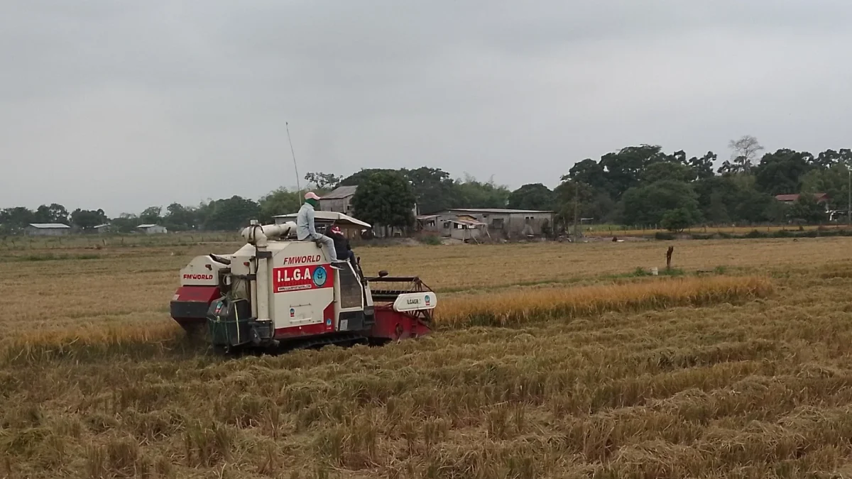 Una de las máquinas que se usan en la agricultura y que funciona con combustible.