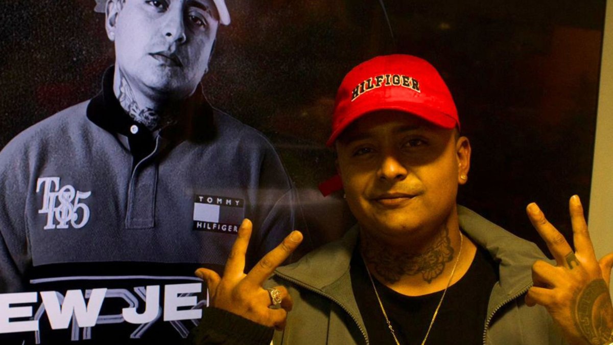 New Jerson el pasado mes de marzo en las oficinas de Universal Music Colombia.