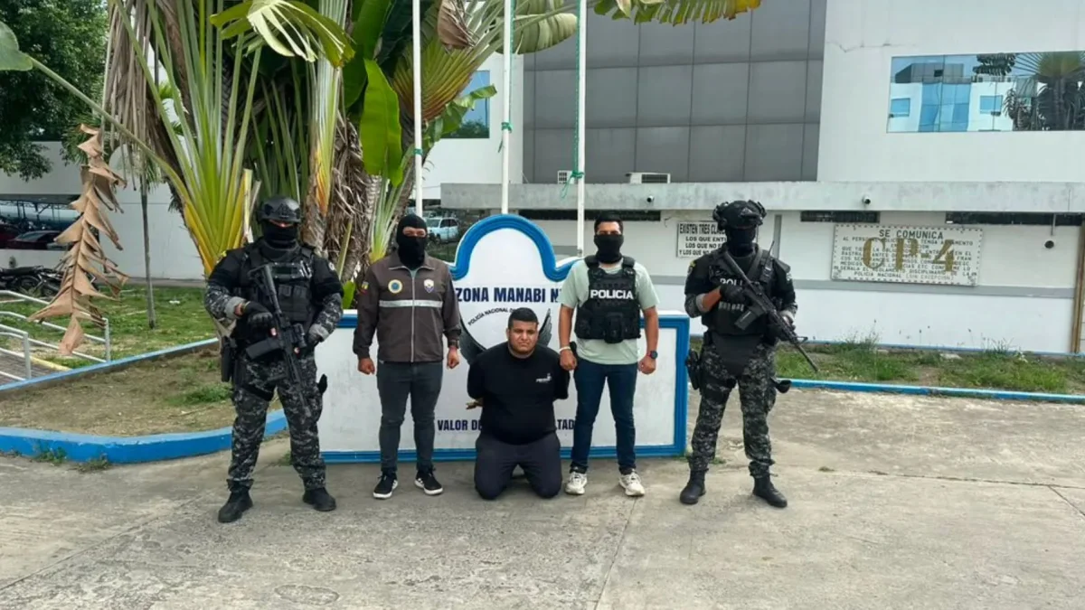 Policía detiene a alias JP en Portoviejo por narcotráfico, mayo 2026, tras allanamiento