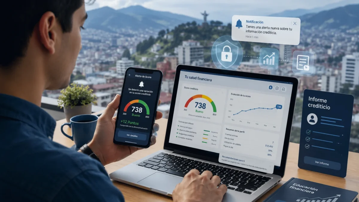 Alertas gratis y reportes de crédito: herramientas para vigilar la salud financiera en Ecuador