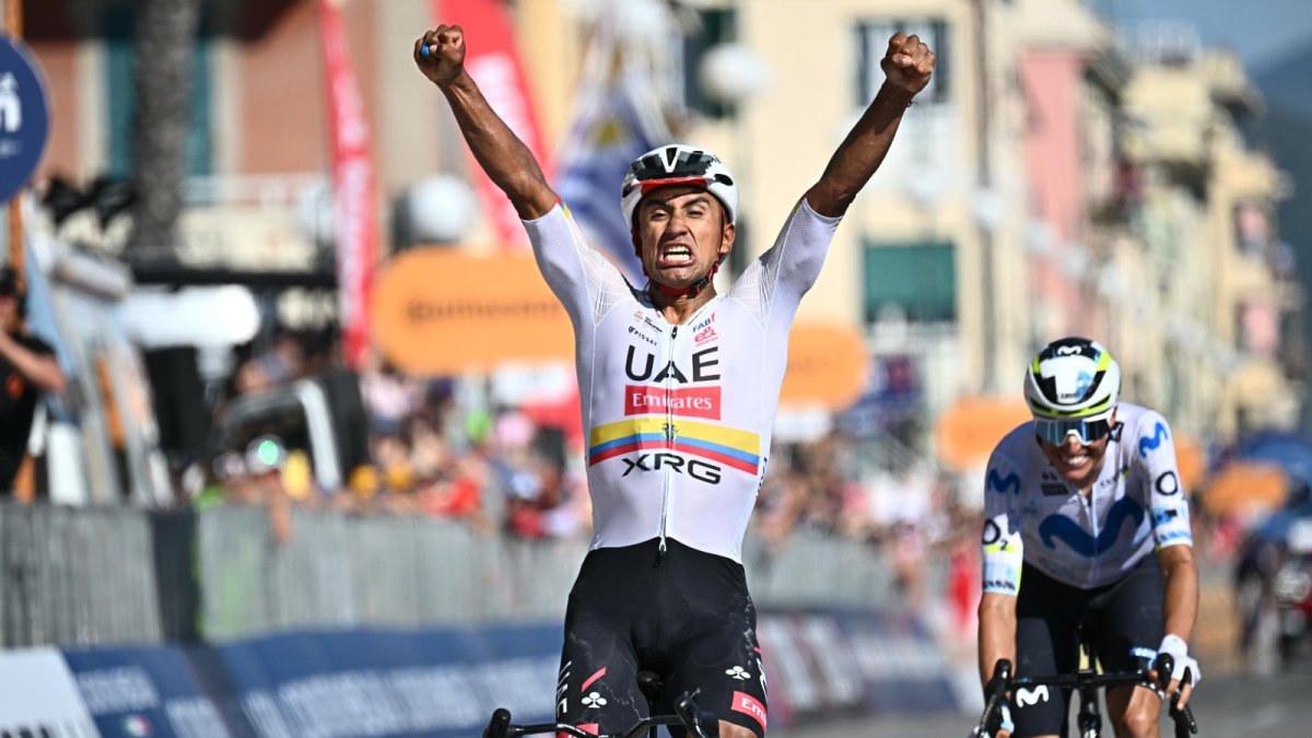 Jhonatan Narváez, triplete en el Giro de Italia 2026: 