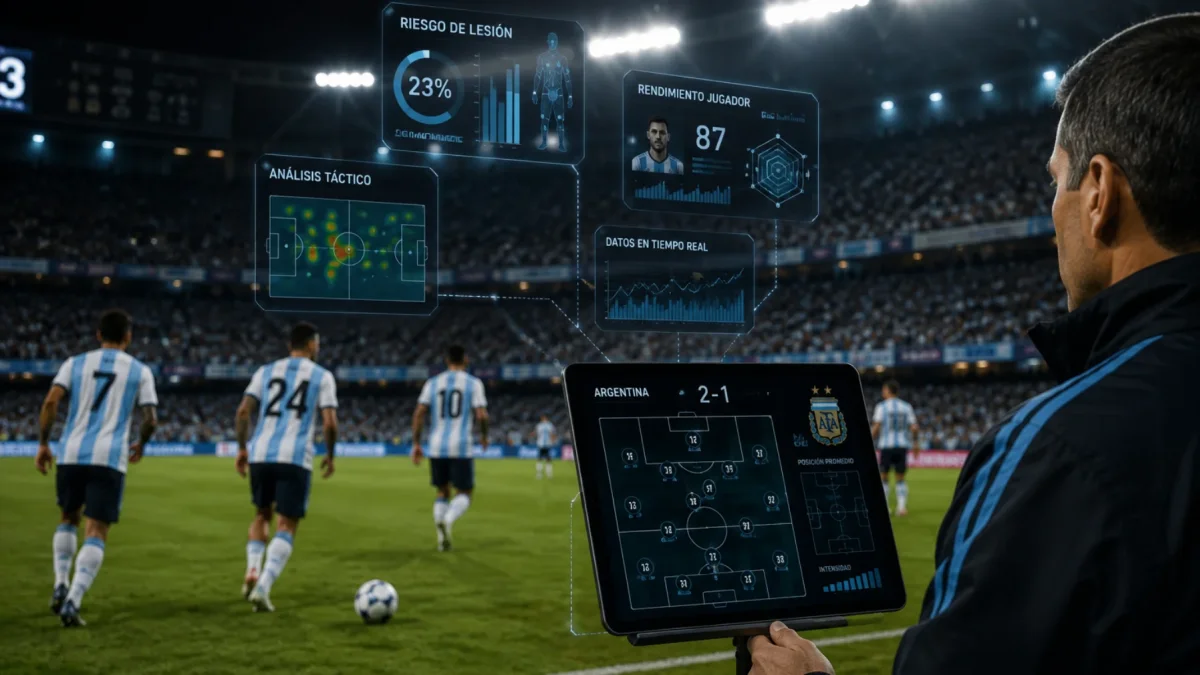 La inteligencia artificial ya empieza a tomar decisiones tácticas en tiempo real dentro del fútbol profesional.