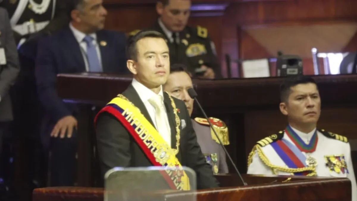 Informe a la Nación: Noboa reivindica decisiones “difíciles” para recuperar Ecuador