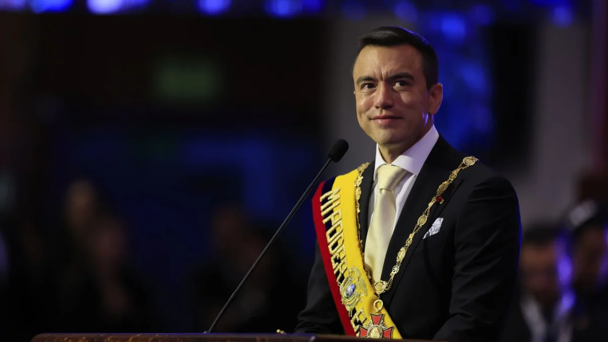 Revocatoria contra Daniel Noboa ya puede impulsarse tras cumplirse el primer año de mandato en Ecuador.