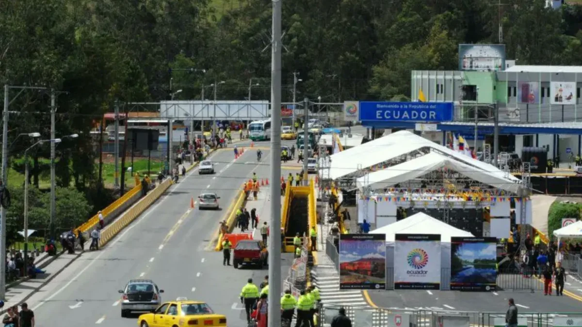 El Puente Rumichaca tiene menos movimiento comercial tras la imposición de aranceles.