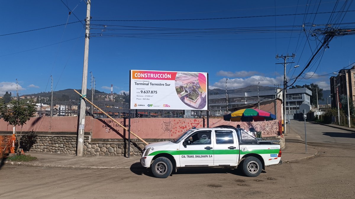 Terminal Sur de Cuenca genera dudas a vecinos de La Calera Baja