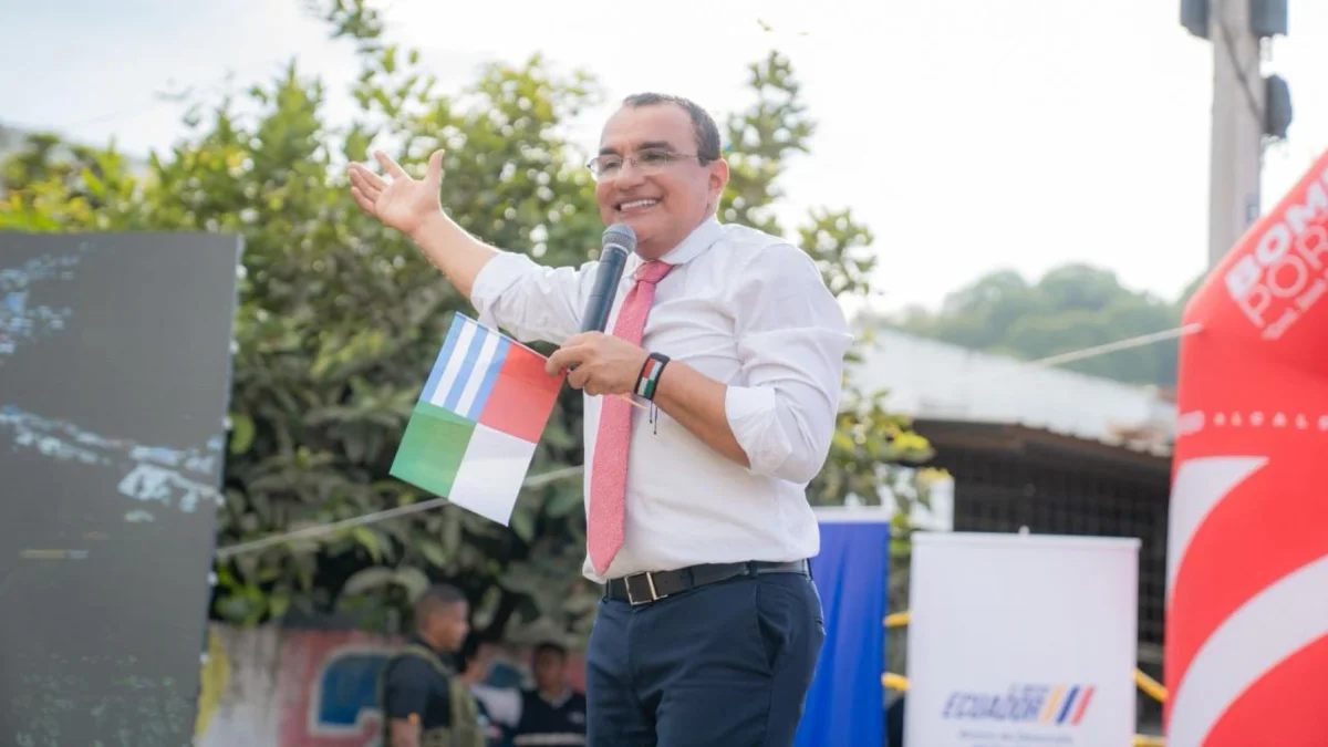 Javier Pincay fue electo alcalde de Portoviejo en 2023.
