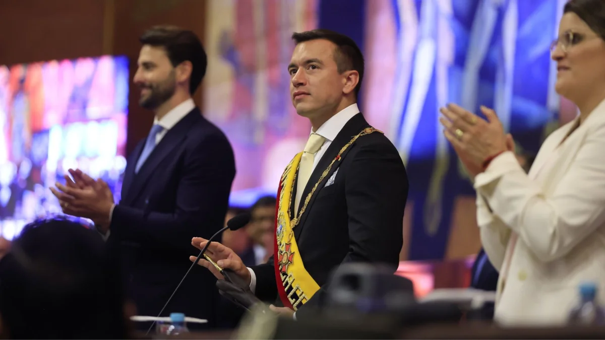 Daniel Noboa rindió cuentas el 24 de mayo de 2026 en la Asamblea Nacional.