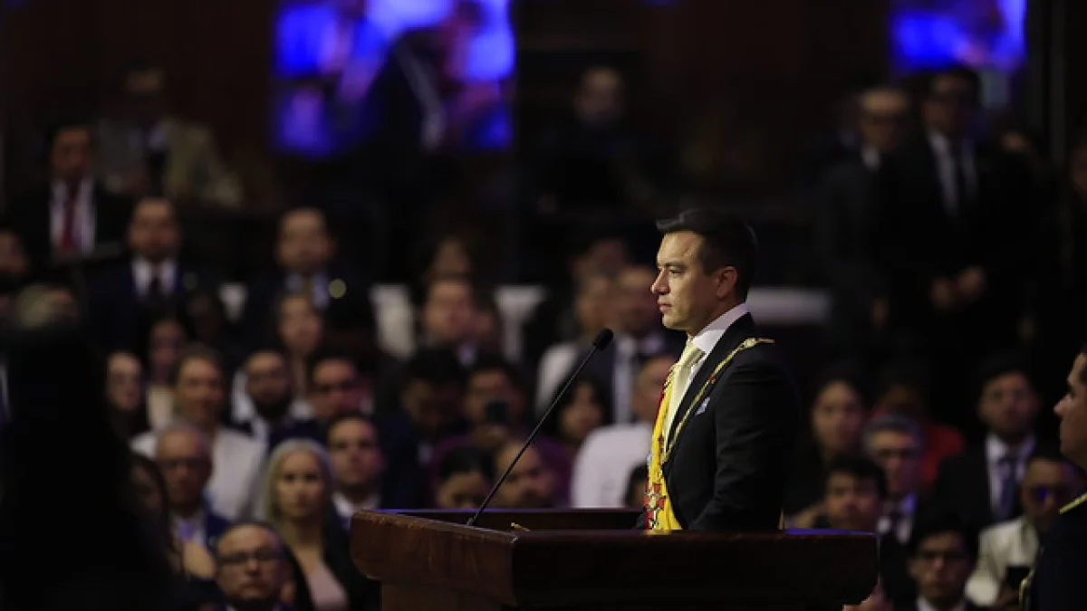 El informe presidencial de Daniel Noboa generó cuestionamientos por la falta de anuncios estructurales.